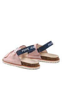 Pepe Jeans Sandały Berlin Girl Strap PGS90179 Różowy. Kolor: różowy. Materiał: zamsz, skóra #8
