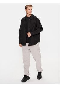 Calvin Klein Jeans Koszula Premium Essentials J30J323971 Czarny Relaxed Fit. Kolor: czarny. Materiał: bawełna #3