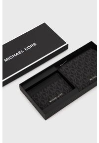 Michael Kors portfel i etui na karty 39F1LHDF5B męski kolor czarny. Kolor: czarny. Materiał: materiał #4