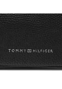 TOMMY HILFIGER - Tommy Hilfiger Kosmetyczka Th Central Washbag Pu AM0AM11852 Czarny. Kolor: czarny. Materiał: skóra