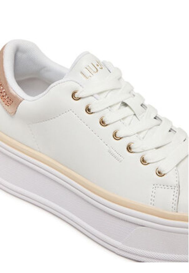 Liu Jo Sneakersy Selma 16 BA5101 PX190 Biały. Kolor: biały. Materiał: skóra