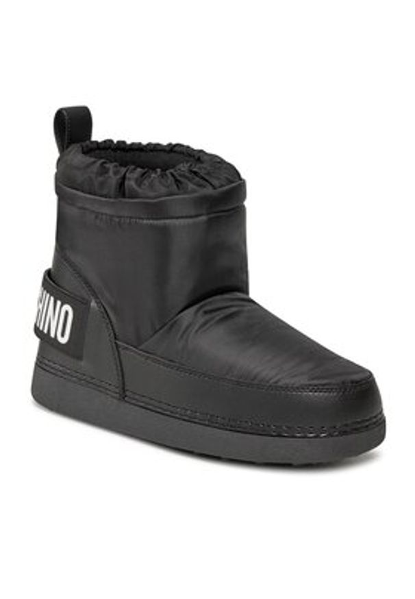 Love Moschino - LOVE MOSCHINO Śniegowce JA24972G0HEB0000 Czarny. Kolor: czarny. Materiał: materiał