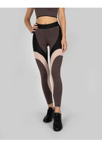 Trussardi Jeans - Trussardi Sport Legginsy | 44P00020 | Kobieta | Grafitowy. Stan: podwyższony. Kolor: szary. Materiał: poliester, elastan. Styl: sportowy #3