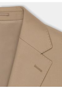 Pako Lorente - PAKO LORENTE – Beżowa garniturowa marynarka męska z wełną. Kolor: beżowy. Materiał: wełna. Styl: elegancki #3