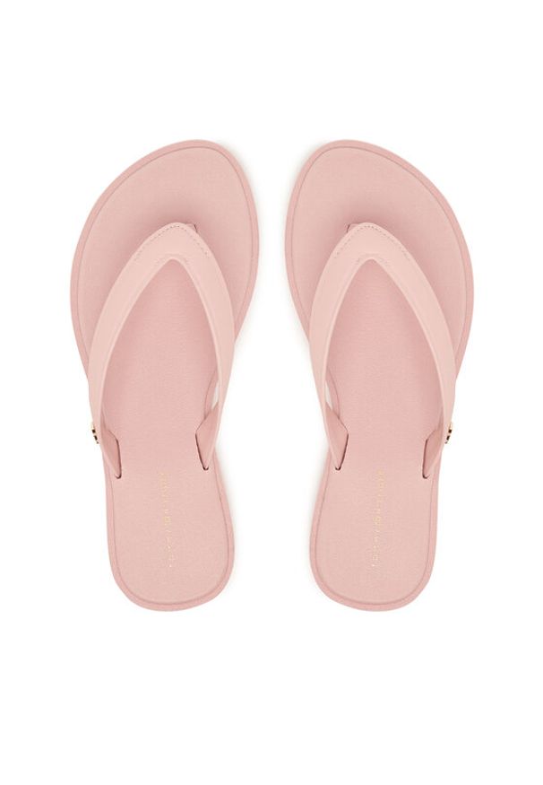 TOMMY HILFIGER - Tommy Hilfiger Japonki FW0FW09206 Różowy. Kolor: różowy. Materiał: skóra