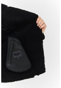 Blauer USA - BLAUER Czarny kożuch damski z pikowanymi rękawami, Rozmiar L. Kolor: czarny #4