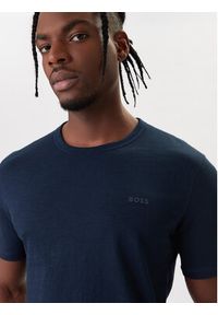 BOSS T-Shirt Tegood 50508243 Granatowy Regular Fit. Kolor: niebieski. Materiał: bawełna #5