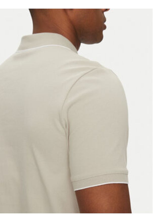Calvin Klein Polo K10K112751 Szary Regular Fit. Typ kołnierza: polo. Kolor: szary. Materiał: bawełna