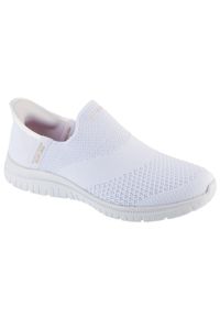skechers - Buty sportowe Sneakersy damskie, Slip-ins: Virtue - Sleek. Kolor: biały. Sport: turystyka piesza