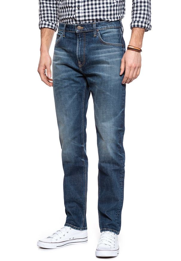 Lee - LEE AUSTIN MĘSKIE SPODNIE JEANSOWE JEANSY DŻINSY MID KANSAS L733PLMJ 112119951