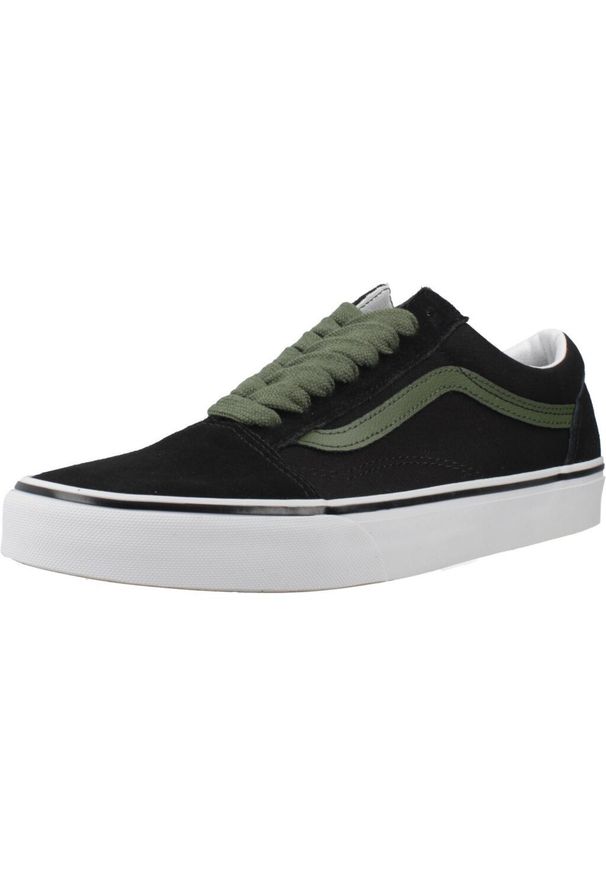 Vans - Kapcie VANS OLD SKOOL Czarny. Kolor: czarny. Materiał: tkanina, skóra. Model: Vans Old Skool