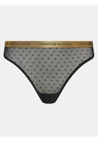 TOMMY HILFIGER - Tommy Hilfiger Stringi UW0UW05533 Czarny. Kolor: czarny. Materiał: syntetyk