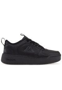 Buty Kappa Fogo 243324OC-1111 - czarne. Okazja: na co dzień. Kolor: czarny. Materiał: materiał, syntetyk, guma. Szerokość cholewki: normalna