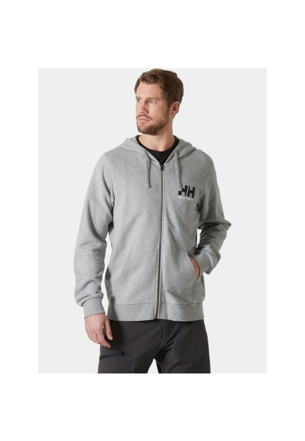 Bluza Męska Helly Hansen Logo 2.0. Okazja: na co dzień. Kolor: szary. Styl: casual