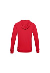 Bluza z kapturem Under Armour Rival Fleece, Mężczyźni. Typ kołnierza: kaptur. Kolor: czerwony. Materiał: bawełna, materiał