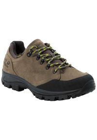 Buty trekkingowe męskie Jack Wolfskin Rebellion Texapore Low. Zapięcie: sznurówki. Kolor: brązowy. Materiał: materiał, syntetyk. Szerokość cholewki: normalna. Sport: turystyka piesza