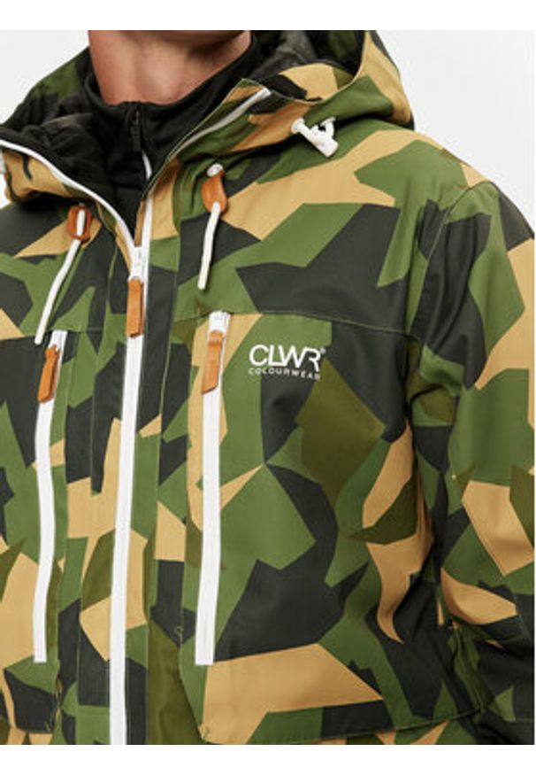 Colourwear Kurtka narciarska Falk Jacket M 7010290 Zielony Regular Fit. Kolor: zielony. Materiał: syntetyk. Sport: narciarstwo
