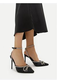 Steve Madden Sandały Vibrantly SM11002575 Czarny. Kolor: czarny. Materiał: materiał #3