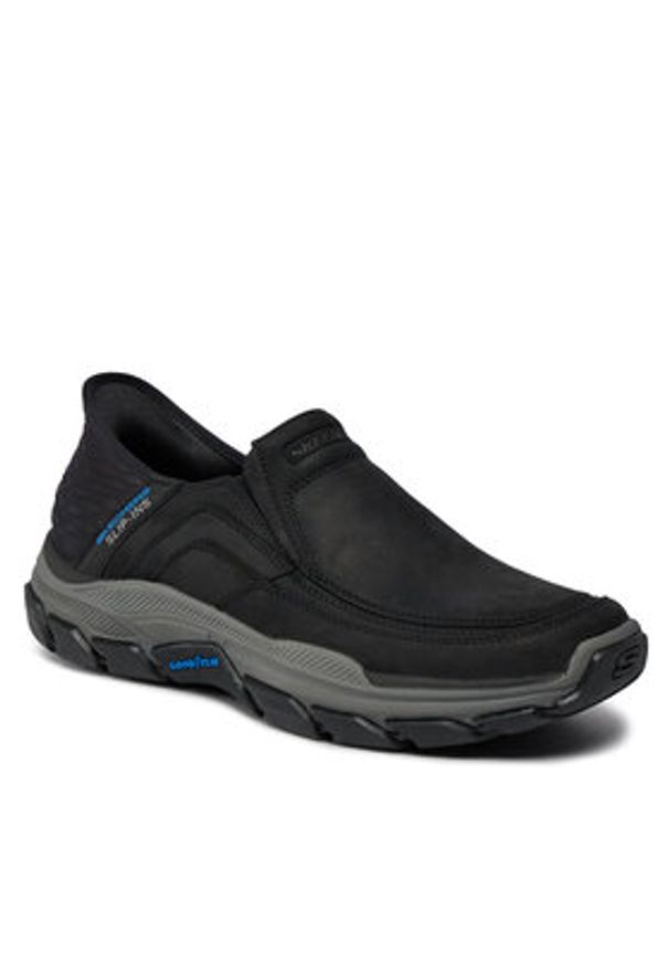 skechers - Skechers Sneakersy Respected Elgin 204810/BLK Czarny. Kolor: czarny. Materiał: materiał