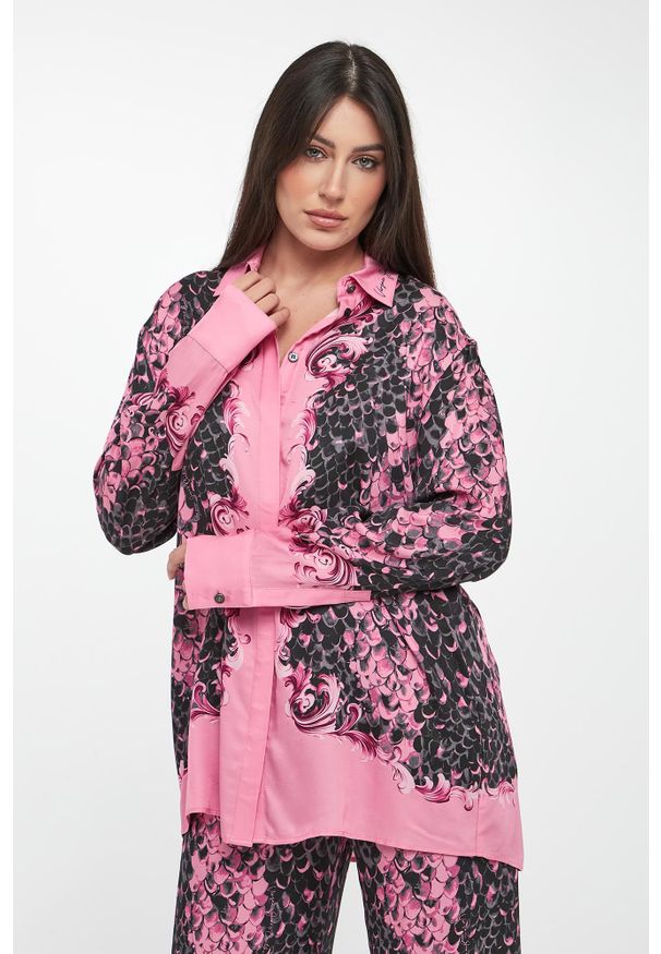 Versace Jeans Couture - Koszula damska z wzorem węża VERSACE JEANS COUTURE