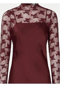 YAS Sukienka koktajlowa Meels 26032597 Czerwony Regular Fit. Kolor: czerwony. Materiał: syntetyk. Styl: wizytowy #4