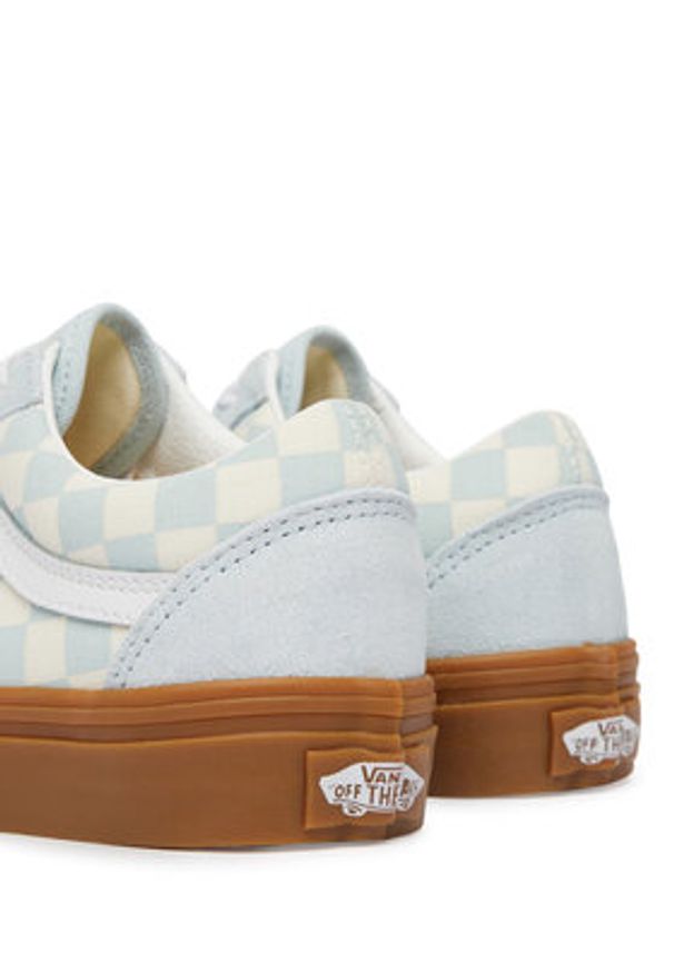 Vans Tenisówki Old Skool VN000D2VCJF1 Niebieski jasny. Kolor: niebieski. Materiał: zamsz, skóra