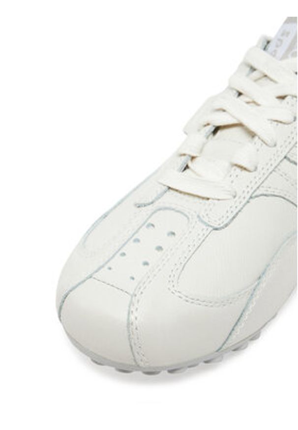 Geox Sneakersy U55MNB 00046 C1000 Biały. Kolor: biały. Materiał: skóra