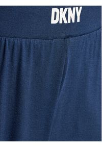 DKNY Piżama YI70014 Granatowy Regular Fit. Kolor: niebieski. Materiał: wiskoza #5