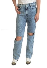 Wrangler - WRANGLER RETRO BOYFRIEND DAMSKIE SPODNIE JEANSOWE JEANSY DŻINS WROCK BLUES W243RI24T. Styl: retro