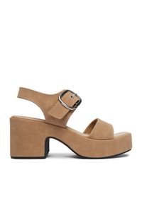 DeeZee Sandały CEO-LB-G9349-A Beżowy. Kolor: beżowy. Materiał: materiał #1