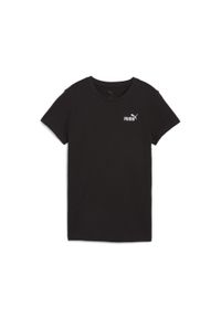 Puma - Damska koszulka z małym logo No. 1 ESS PUMA. Kolor: czarny. Sport: bieganie #1