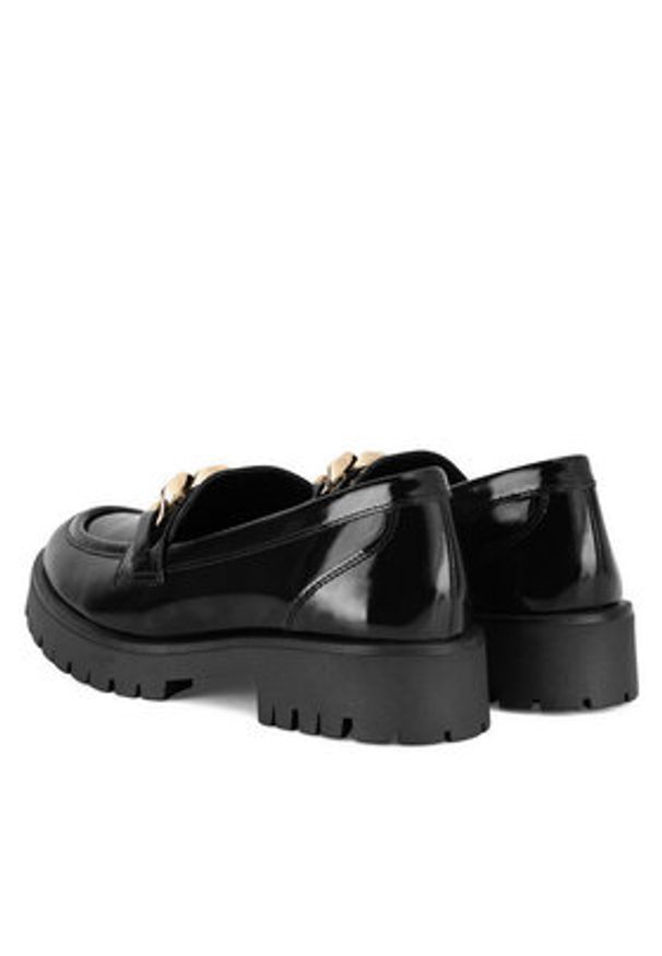 Sergio Bardi Loafersy ARC-E1091-03SB Czarny. Kolor: czarny. Materiał: skóra, lakier