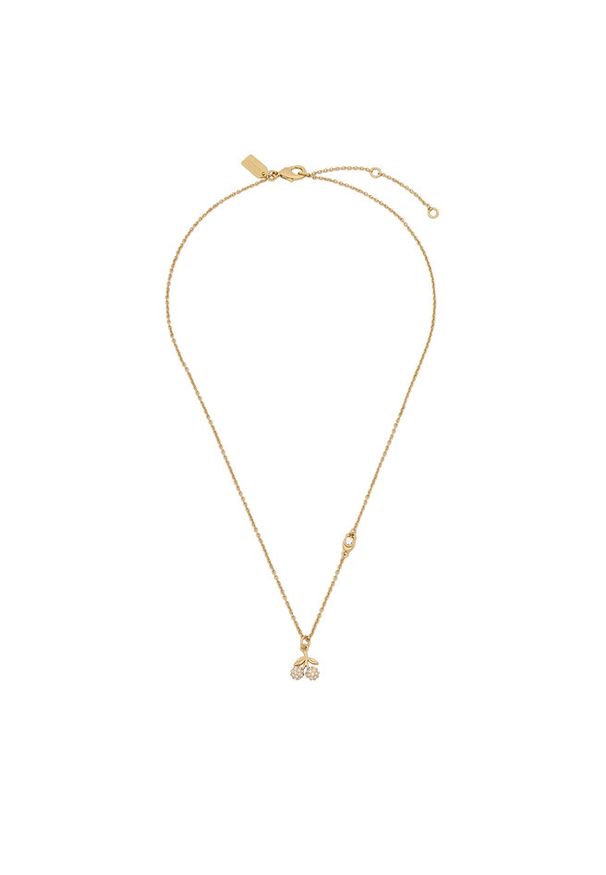 Naszyjnik Coach. Materiał: złote. Kolor: złoty