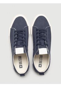 Big-Star - Trampki męskie granatowe TT174295 403. Okazja: na co dzień. Nosek buta: okrągły. Kolor: niebieski. Materiał: guma, materiał. Sport: turystyka piesza #3