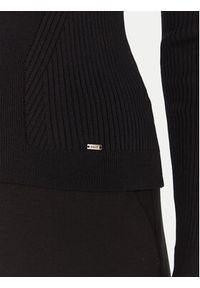 Gaudi Sweter 521FD53036 Czarny Slim Fit. Kolor: czarny. Materiał: syntetyk #3
