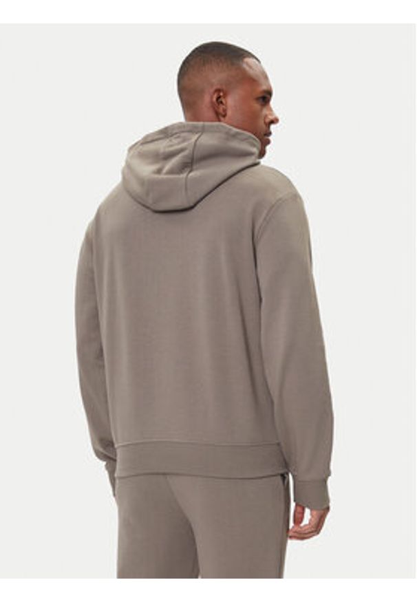 Hugo - HUGO Bluza Dapo 50486478 Beżowy Relaxed Fit. Kolor: beżowy. Materiał: bawełna