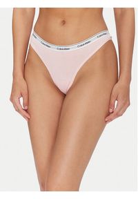 Calvin Klein Underwear Komplet 5 par stringów 000QD5221E Kolorowy. Materiał: bawełna. Wzór: kolorowy #9