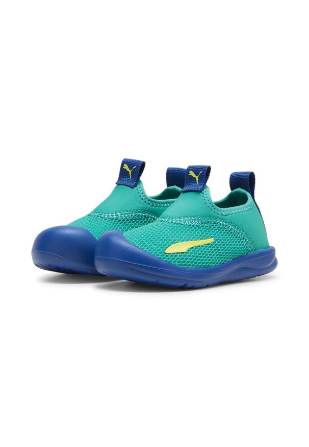 Buty Puma Aquacat Shield Inf, Dzieci. Kolor: niebieski, wielokolorowy, zielony. Materiał: materiał