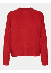 Vero Moda Sweter Gold 10315516 Czerwony Regular Fit. Kolor: czerwony. Materiał: syntetyk #6