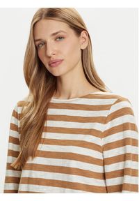 Marc O'Polo Bluzka 508 3014 52145 Beżowy Relaxed Fit. Typ kołnierza: polo. Kolor: beżowy. Materiał: bawełna #5