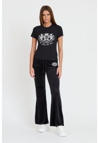 Juicy Couture - JUICY COUTURE Czarny t-shirt Enzo Dog Crest. Kolor: czarny #5