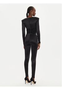 Elisabetta Franchi Kombinezon TU-019-46E2 Czarny Slim Fit. Kolor: czarny. Materiał: syntetyk #5