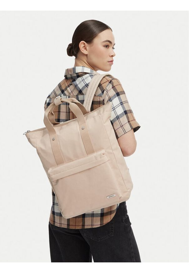 Barbour Plecak Olivia LBA0369BE11 Beżowy. Kolor: beżowy. Materiał: materiał