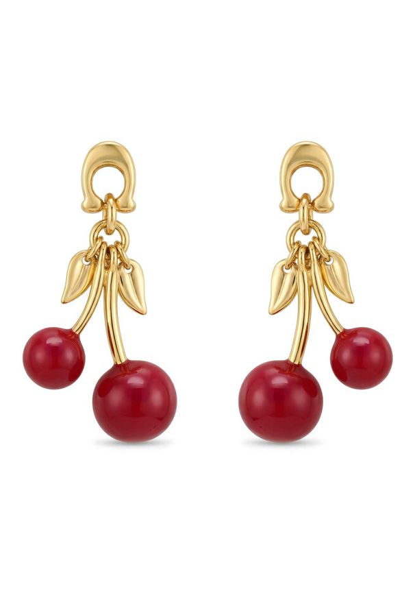 Kolczyki Coach. Materiał: złote. Kolor: złoty