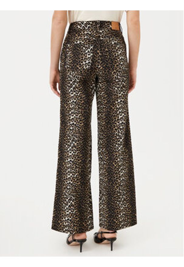 only - ONLY Spodnie palazzo Madison 15340798 Brązowy Regular Fit. Kolor: brązowy. Materiał: bawełna