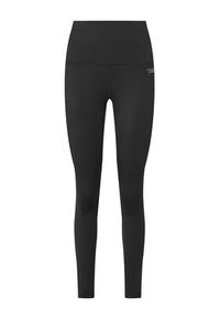 Tommy Jeans Legginsy Silver Script DW0DW21830 Czarny Slim Fit. Kolor: czarny. Materiał: syntetyk #4