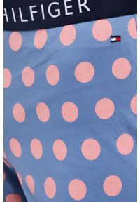 TOMMY HILFIGER - Tommy Hilfiger Piżama damska kolor granatowy. Kolor: niebieski. Materiał: bawełna, dzianina. Długość: długie #5