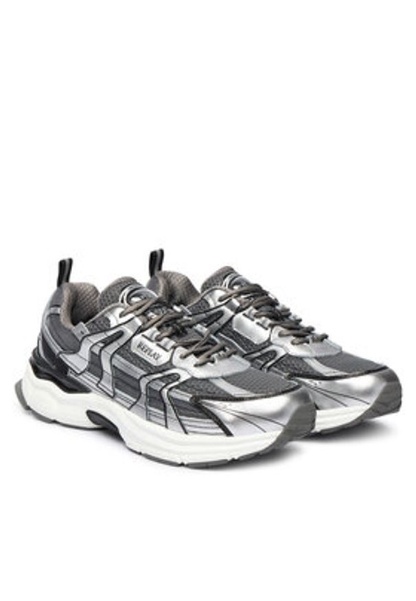 Replay - REPLAY Sneakersy GMSD5 .000.C0003T Srebrny. Kolor: srebrny. Materiał: skóra