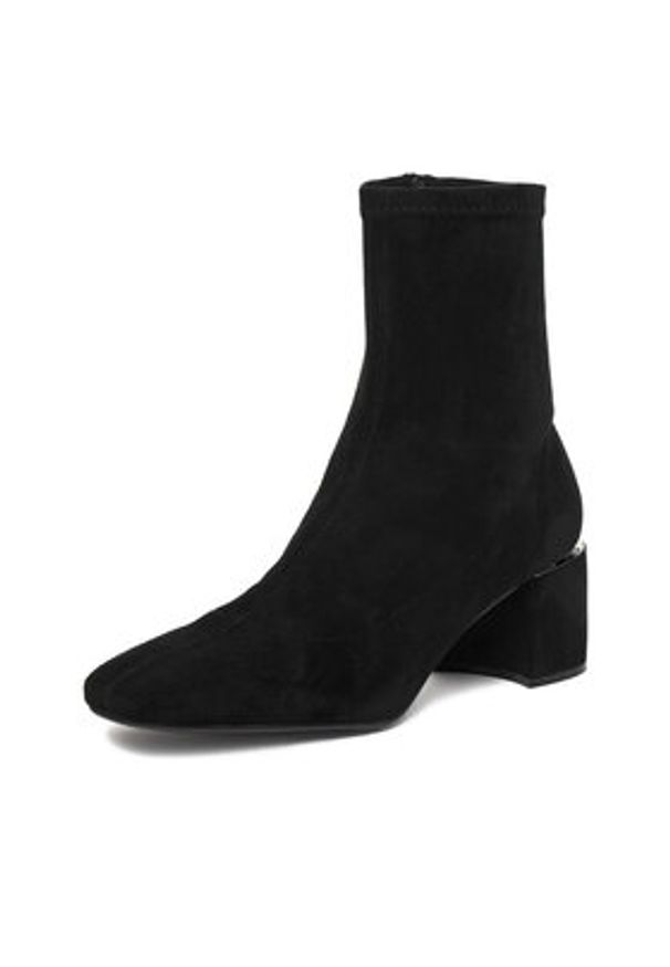 DeeZee Botki W4LD191204 Czarny. Kolor: czarny. Materiał: materiał