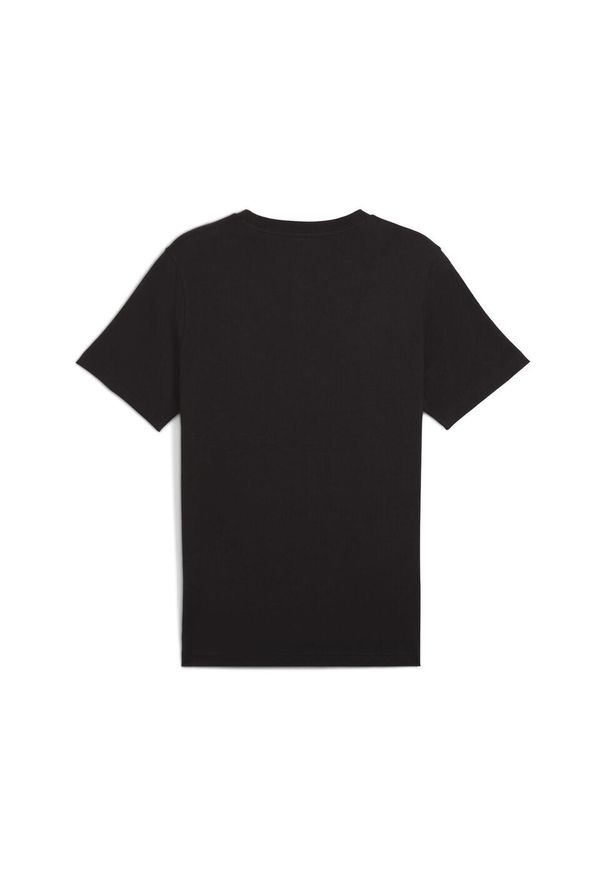 Puma - Męska koszulka Graphics Volley PUMA Black. Kolor: czarny. Materiał: guma. Wzór: nadruk